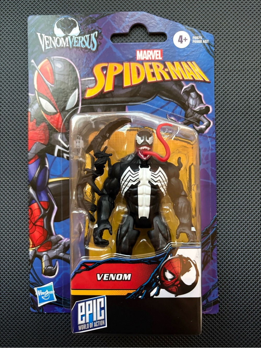 Marvel Venom Action Figure - Black, White, Red